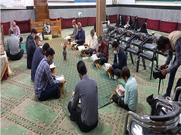 بیرجند| جزء خوانی قرآن کریم در ماه مبارک رمضان