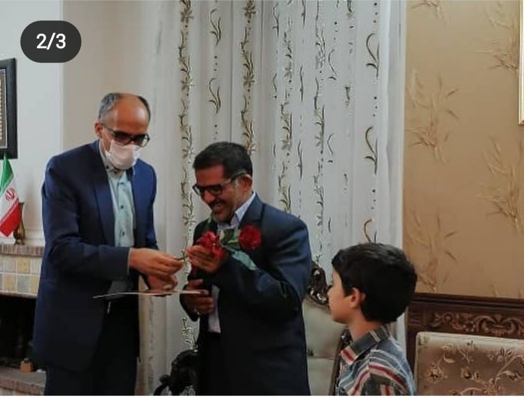 بیرجند| استاندار فرمانداران و مدیران را به دیدار آزادگان آورد