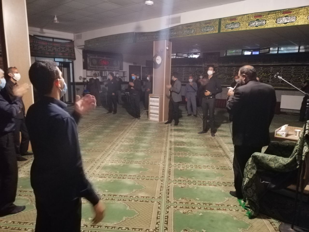 بیرجند| چراغ مجلس عزای حسین در قلب‌ها روشن است