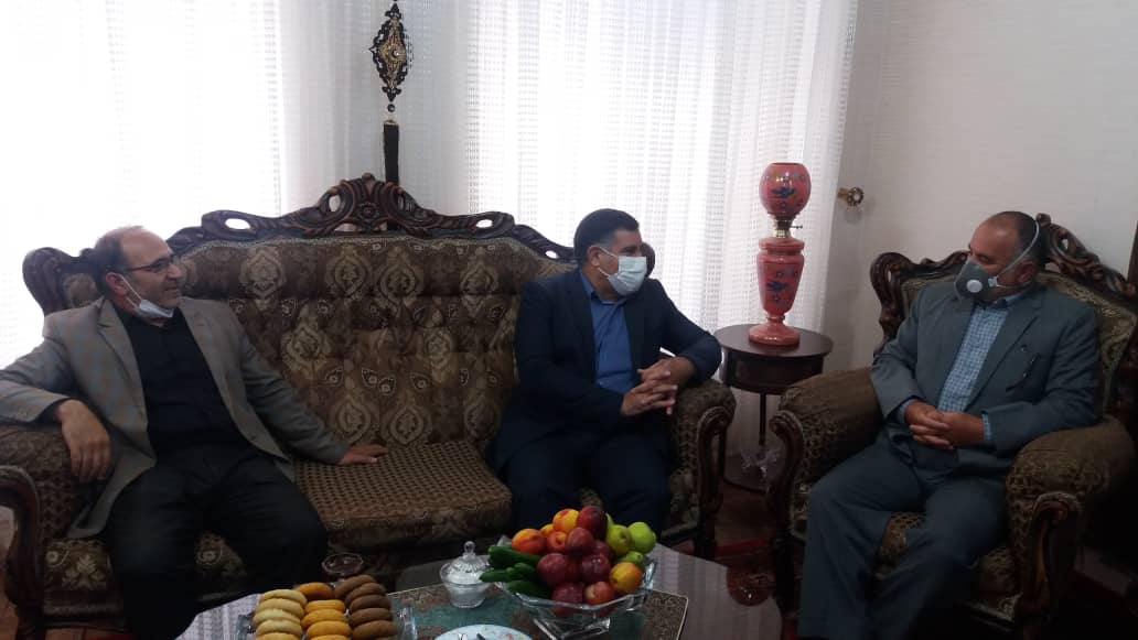 اردبیل| دیدار یا خانواده‌های آزادگان عروج یافته