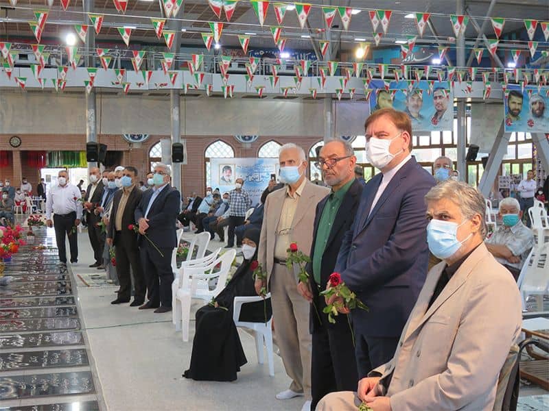 مراسم شهدای رشت با حضور نیکی8