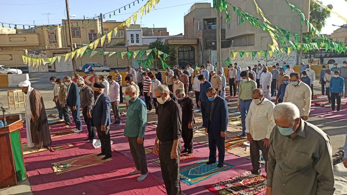 حضور آزادگان زاهدانی در نماز عید قربان3