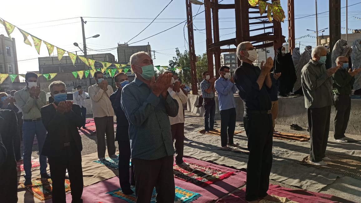 حضور آزادگان زاهدانی در نماز عید قربان6