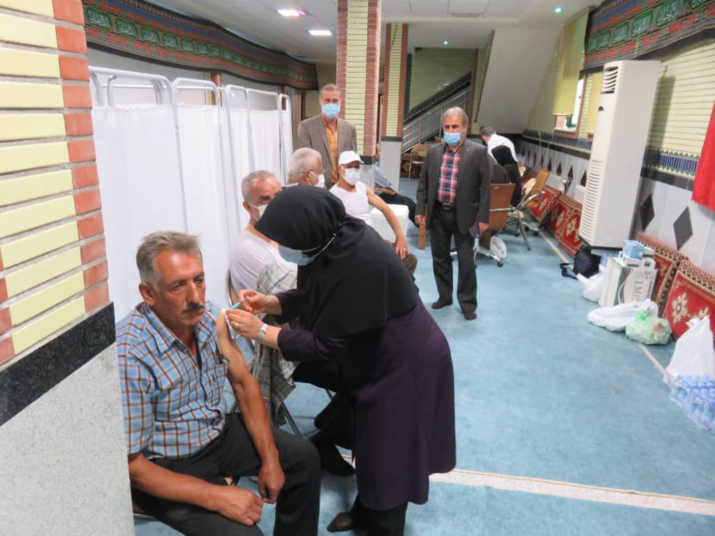 تزریق واکسن کرونا به آزادگان گیلانی9