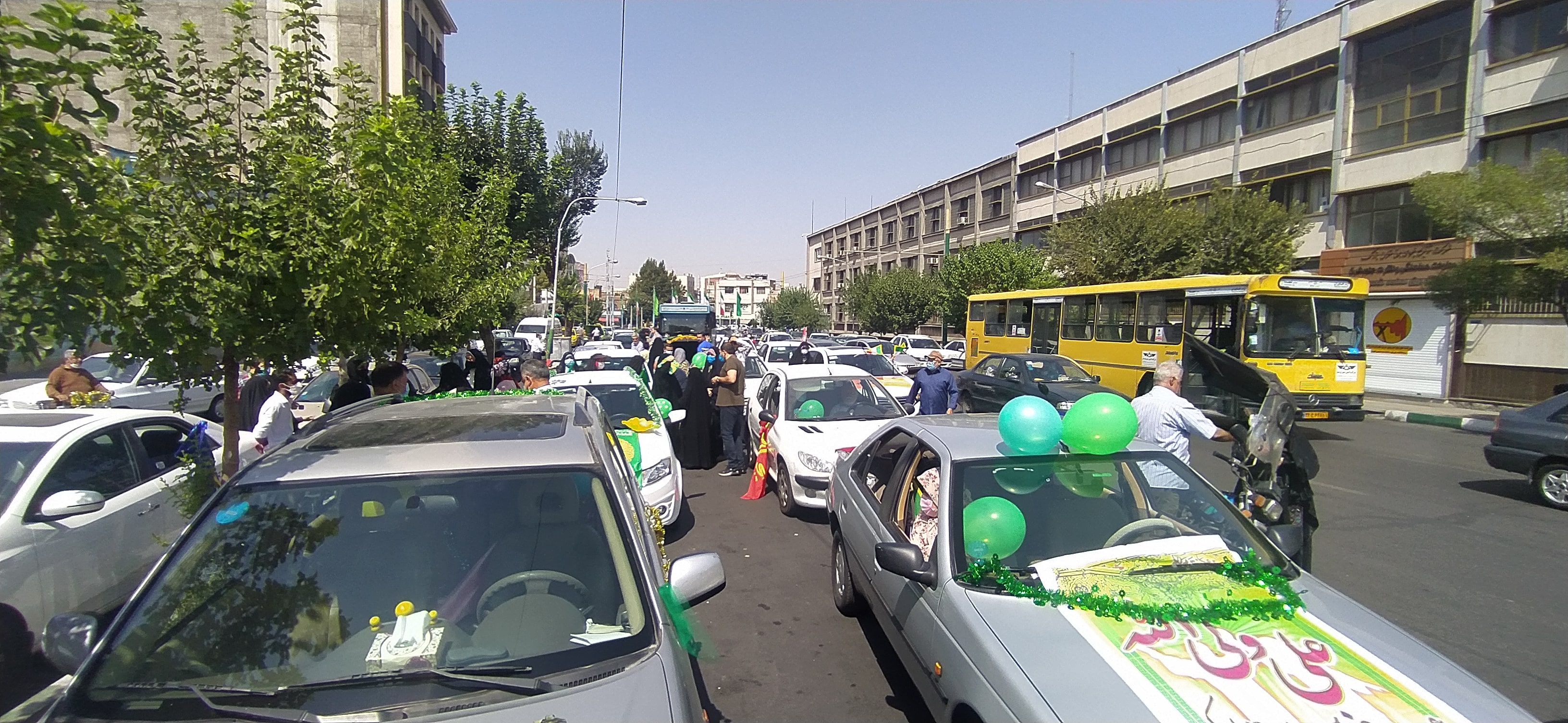 حرکت کاروان خودرویی9