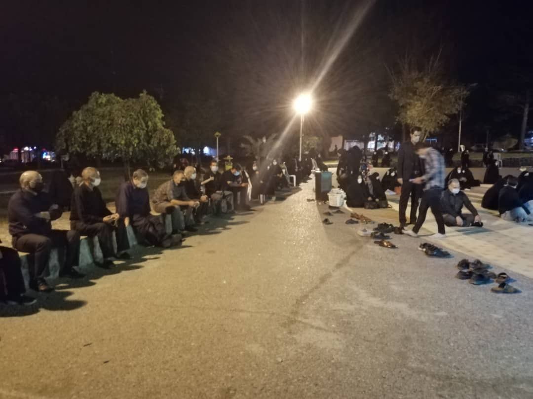 مراسم شب شهادت امام زین العابدین (ع) در محل بوستان آزادگان11