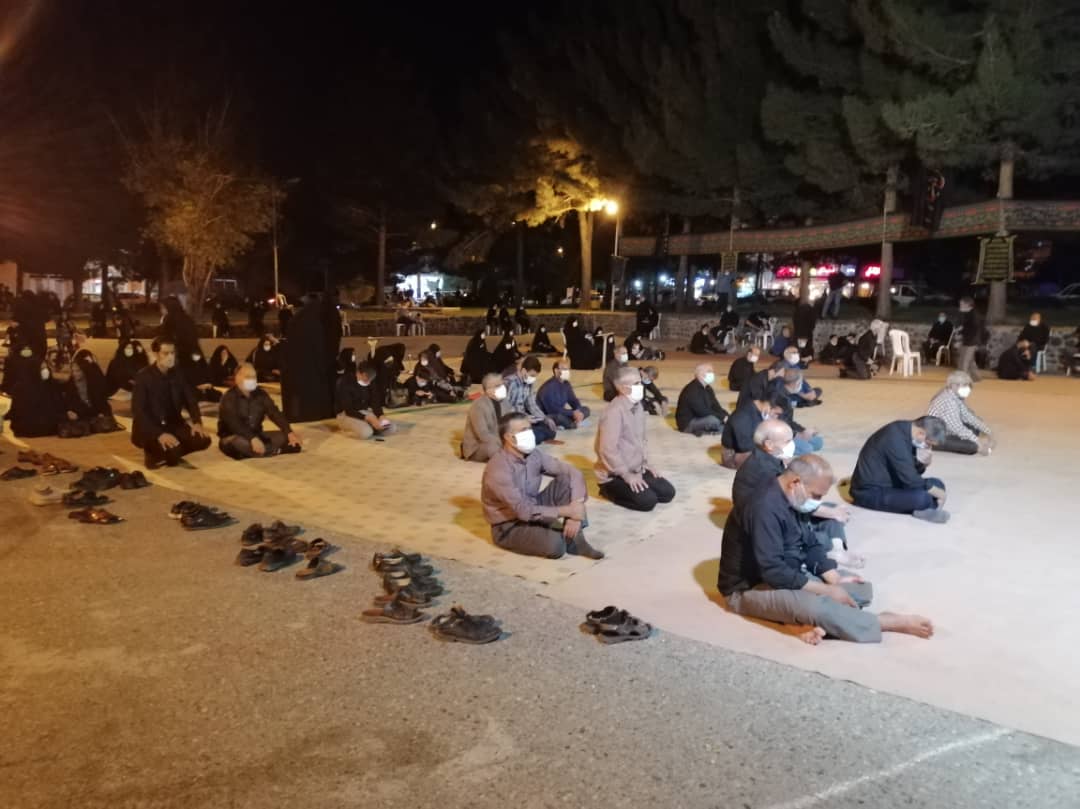 مراسم شب شهادت امام زین العابدین (ع) در محل بوستان آزادگان12