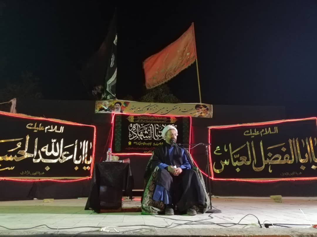 مراسم شب شهادت امام زین العابدین (ع) در محل بوستان آزادگان13