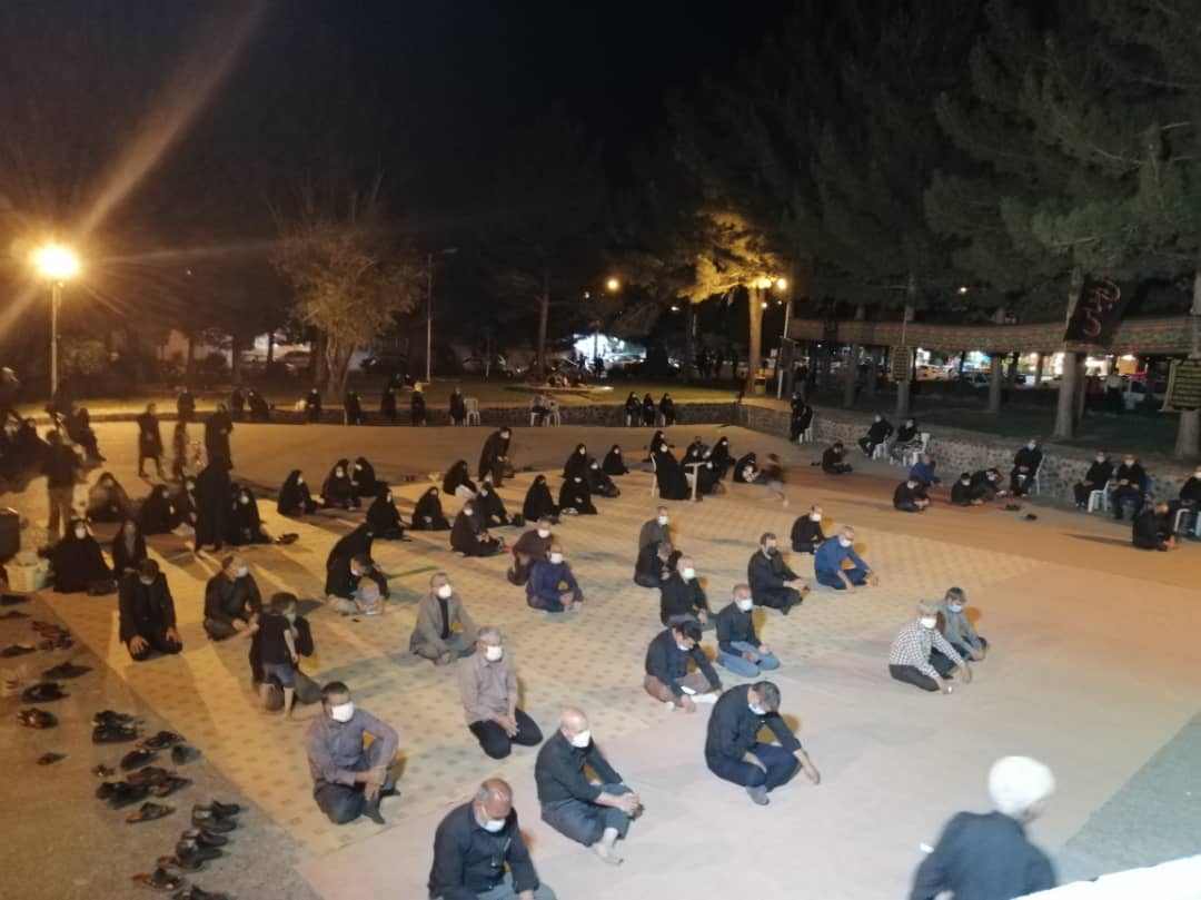 مراسم شب شهادت امام زین العابدین (ع) در محل بوستان آزادگان14