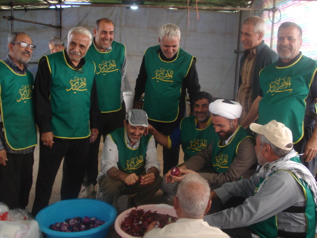 موکب سیدالاحرار آزادگان کرمانشاه مستقر در تنگه مرصاد1