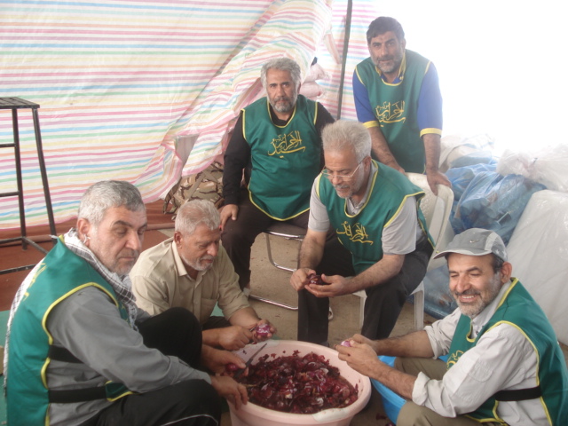 موکب سیدالاحرار آزادگان کرمانشاه مستقر در تنگه مرصاد2