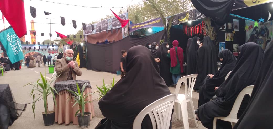 شهرستان بهشهر| روایتگری آزاده جعفر مزیدها در موکب اربعین حسینی2