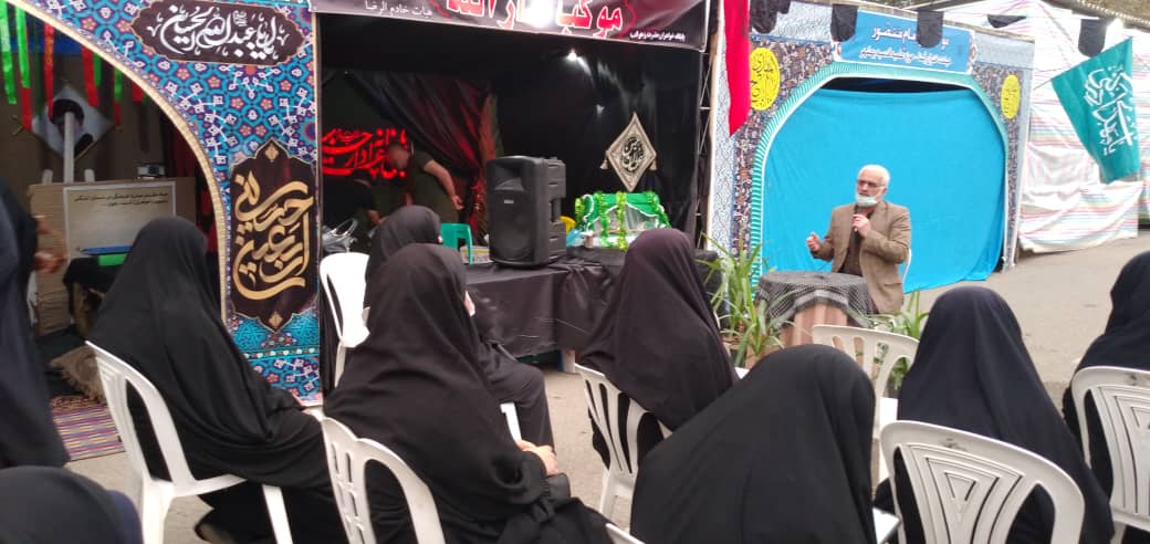 شهرستان بهشهر| روایتگری آزاده جعفر مزیدها در موکب اربعین حسینی3