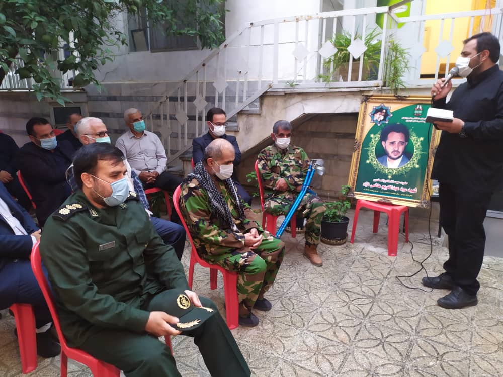 حضور جمعی از آزادگان شهرستان بهشهر در مراسم سالگرد شهادت شهید هاشمی نژاد3
