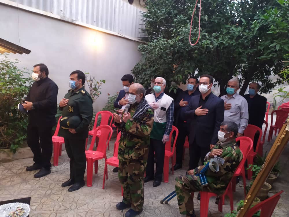 حضور جمعی از آزادگان شهرستان بهشهر در مراسم سالگرد شهادت شهید هاشمی نژاد4