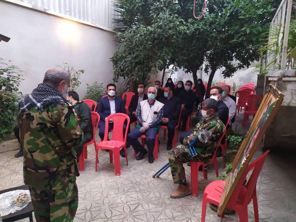 حضور جمعی از آزادگان شهرستان بهشهر در مراسم سالگرد شهادت شهید هاشمی نژاد7