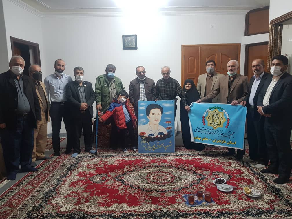 دیدار با پنج خانواده شهید شهرستان بهشهر2