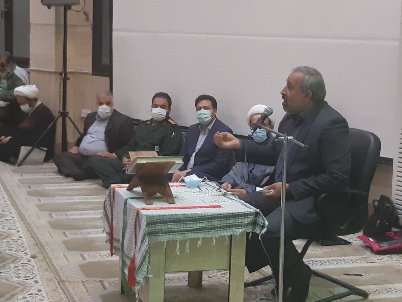 برگزاری مراسم بزرگداشت مقام شهداء تخریبچی در مسجد امام رضا(ع) شهرری2