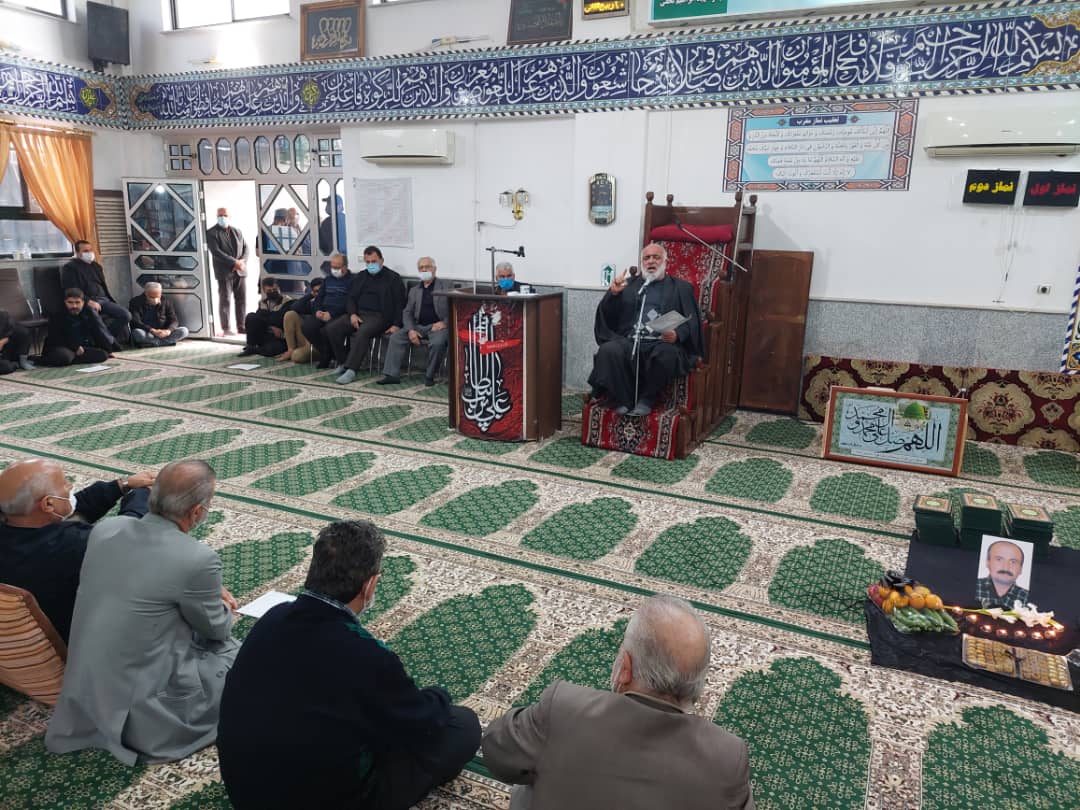 حضور جمعی از آزادگان درمراسم سومین روز درگذشت شهید آزاده «رضا خوشه‌چین»7