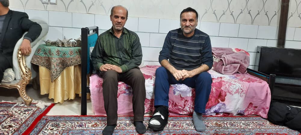 عیادت از آزاده علی اکبر غضنفری2