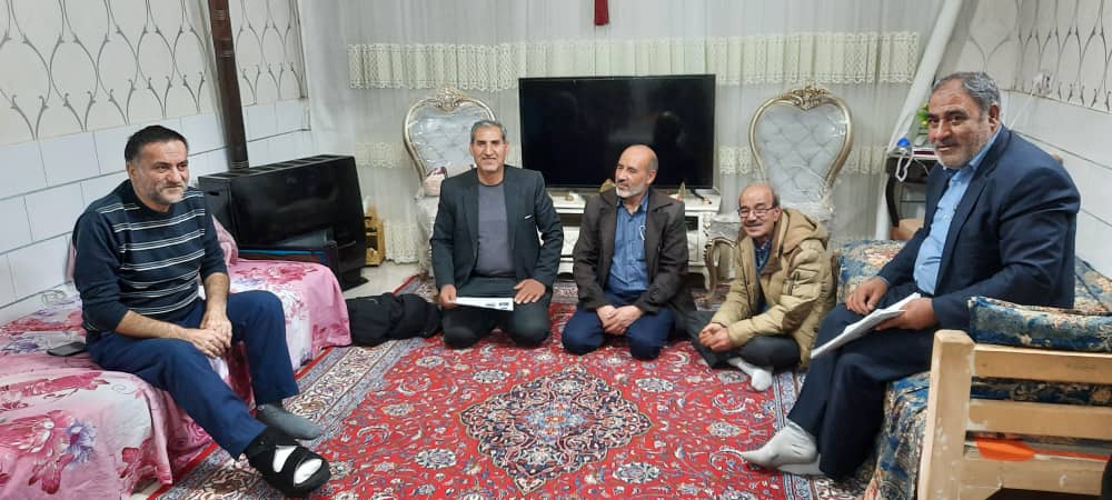 عیادت از آزاده علی اکبر غضنفری3