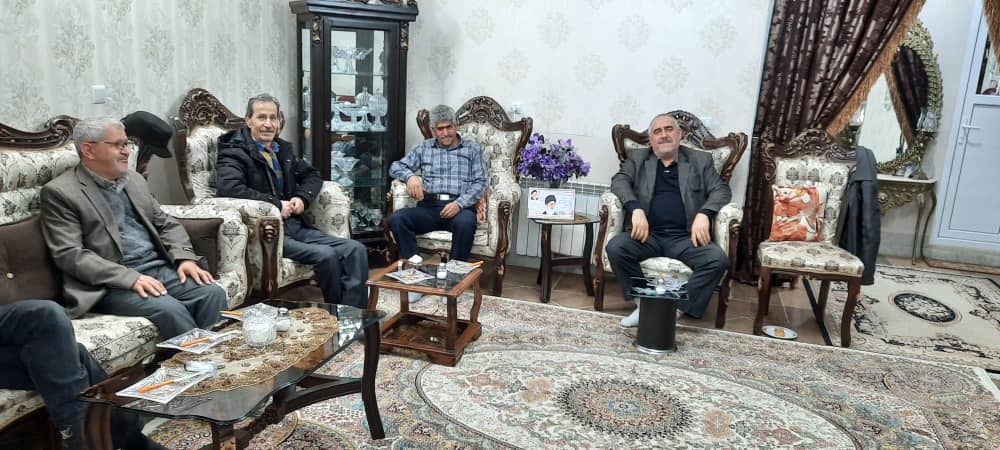 اراک| دیدار اعضای شورای مشورتی پیام آزادگان با آزاده مجید قاسمی6