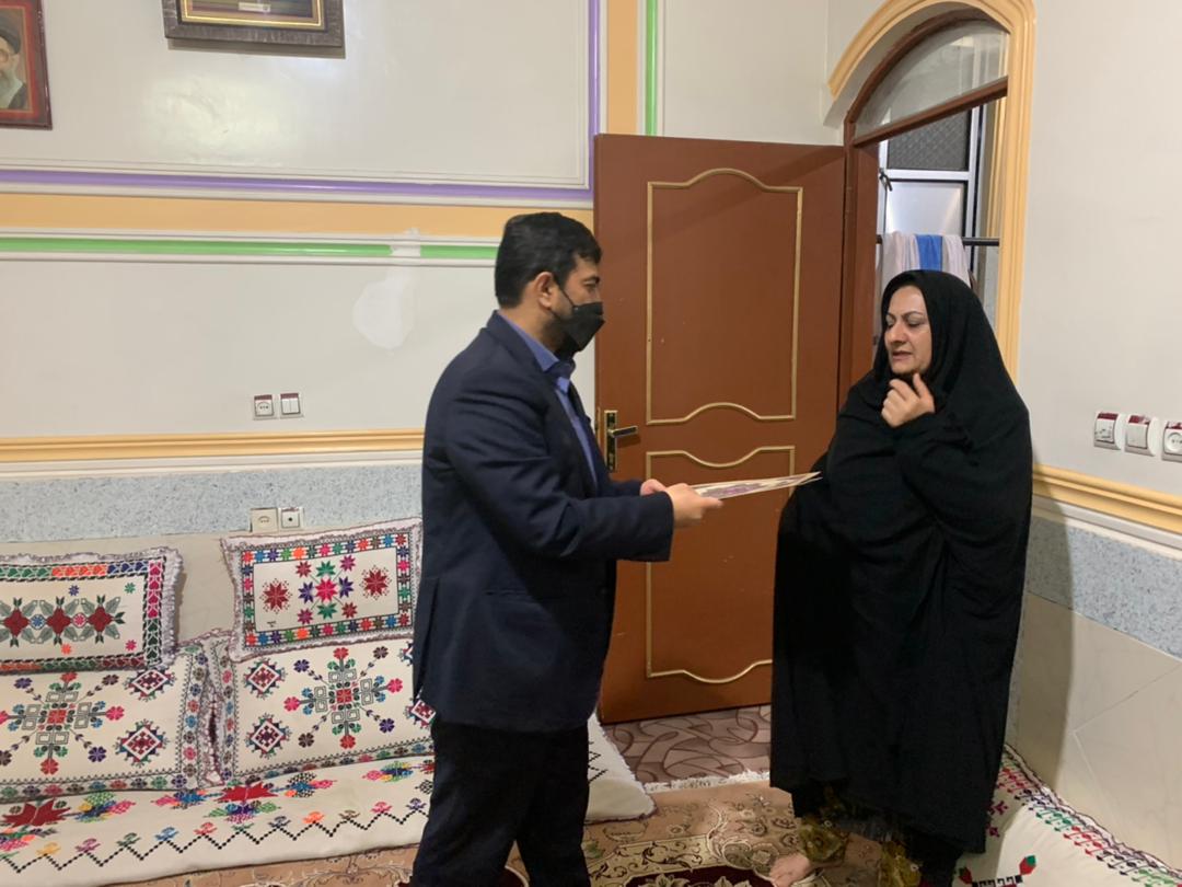 دیدار استاندار سیستان وبلوچستان با خانواده آزاده شهید اهل سنت9