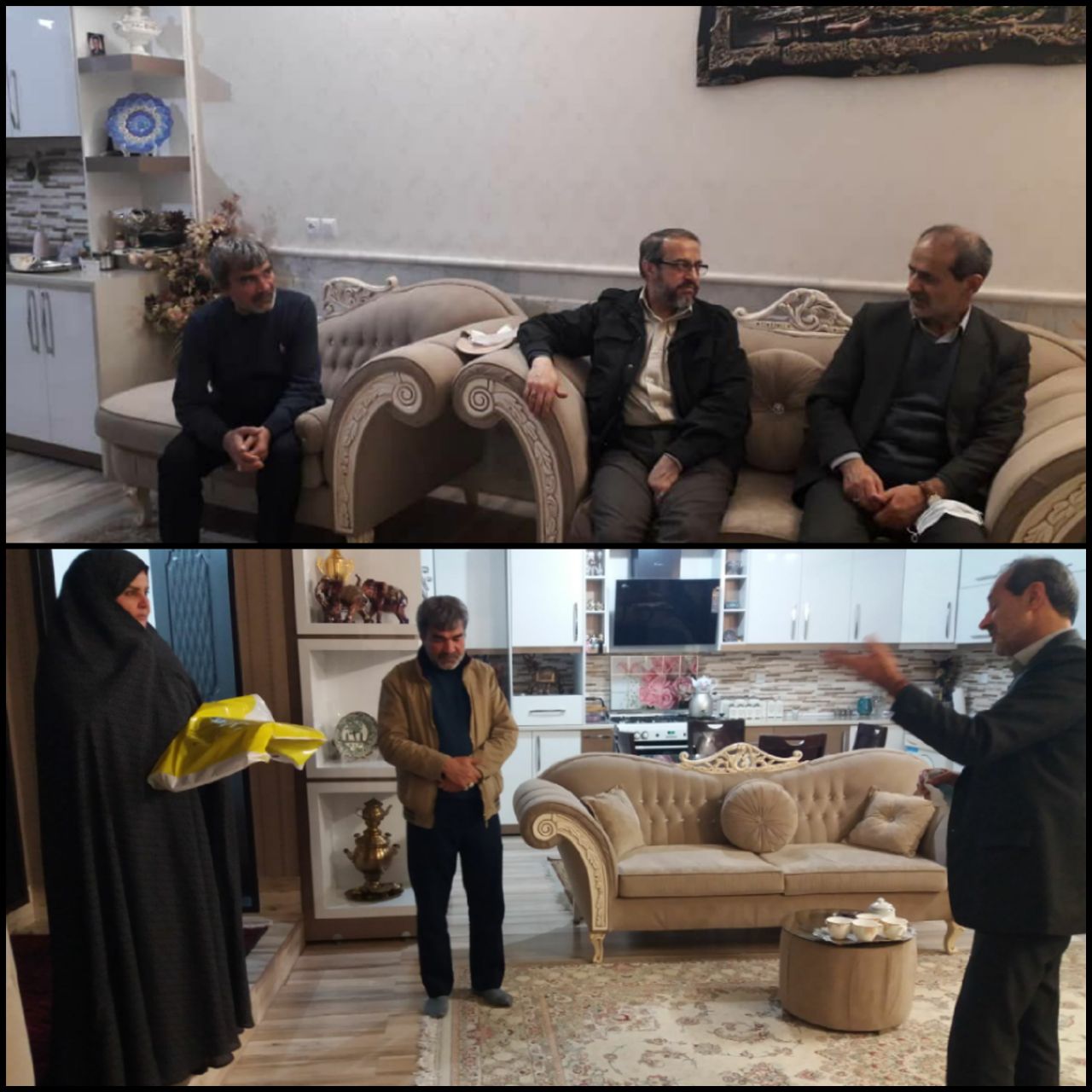 دیدار مدیر و کارکنان موسسه با آزادگان فعال فرهنگی در نیشابور2