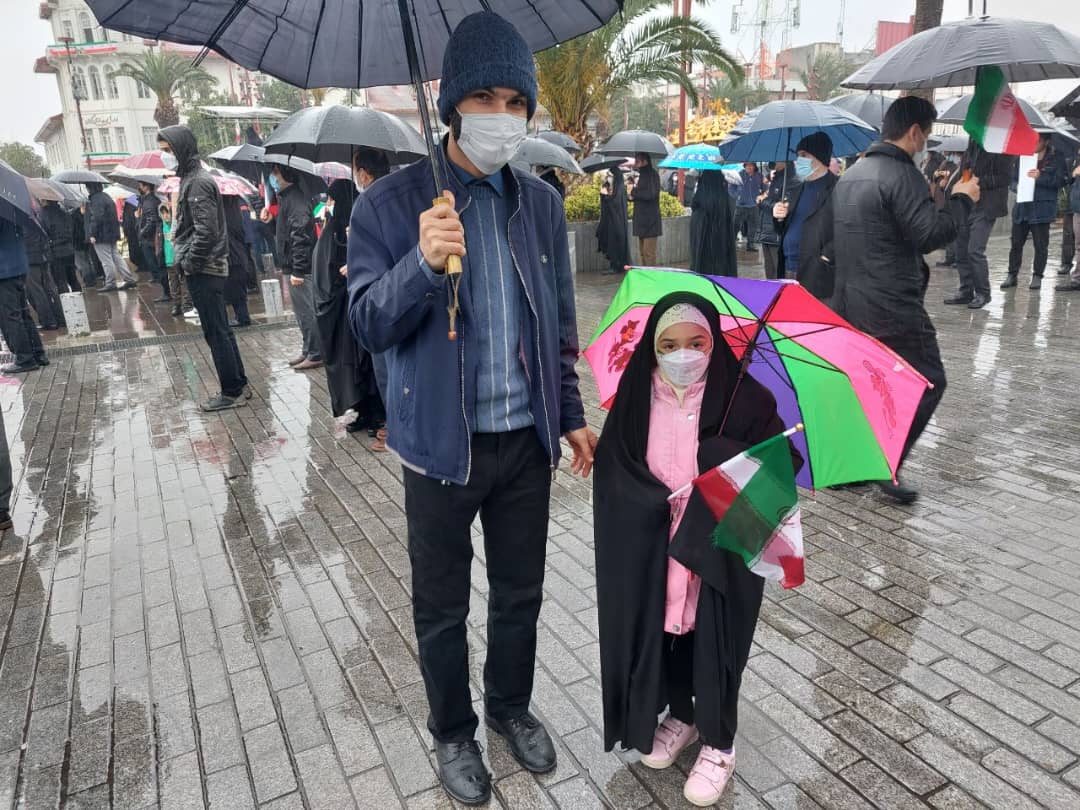 گیلان| حماسه حضور آزادگان و عموم مردم در راهپیمایی یوم الله ۲۲ بهمن1