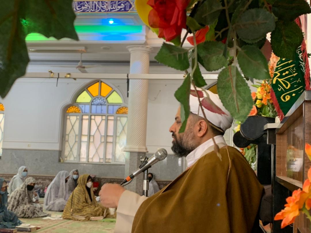 مراسم معنوی اعتکاف ویژه خواهران در مسجد الزهرا (س) زاهدان با مداحی آزاده علیرضا زینلی4