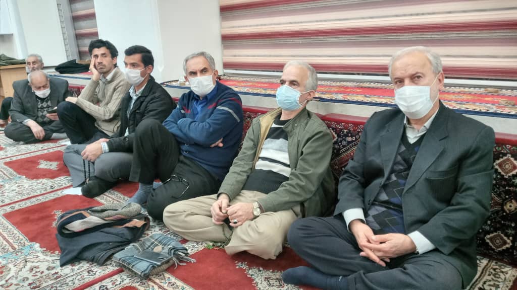 حضور آزادگان شهرستان رشت در مسجد صیقلان در روز جانباز2