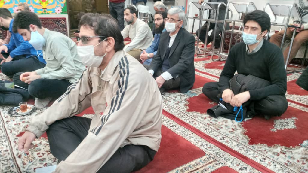 حضور آزادگان شهرستان رشت در مسجد صیقلان در روز جانباز5