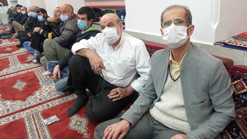 حضور آزادگان شهرستان رشت در مسجد صیقلان در روز جانباز6