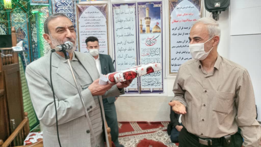 حضور آزادگان شهرستان رشت در مسجد صیقلان در روز جانباز10