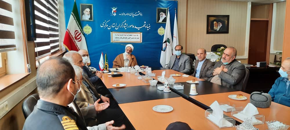 اراک| دیدار اعضای شورای مشورتی پیام آزادگان با مدیر کل جدید بنیاد شهید4