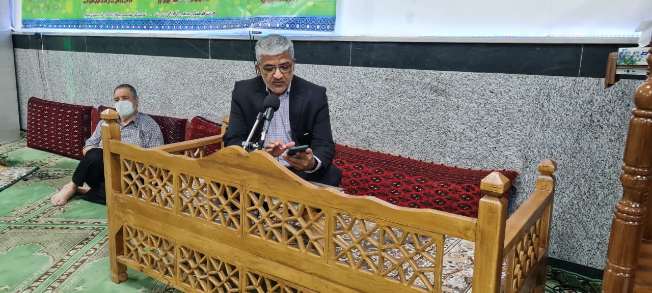 قرائت زیارت امین‌الله توسط آزادگان بیرجندی2