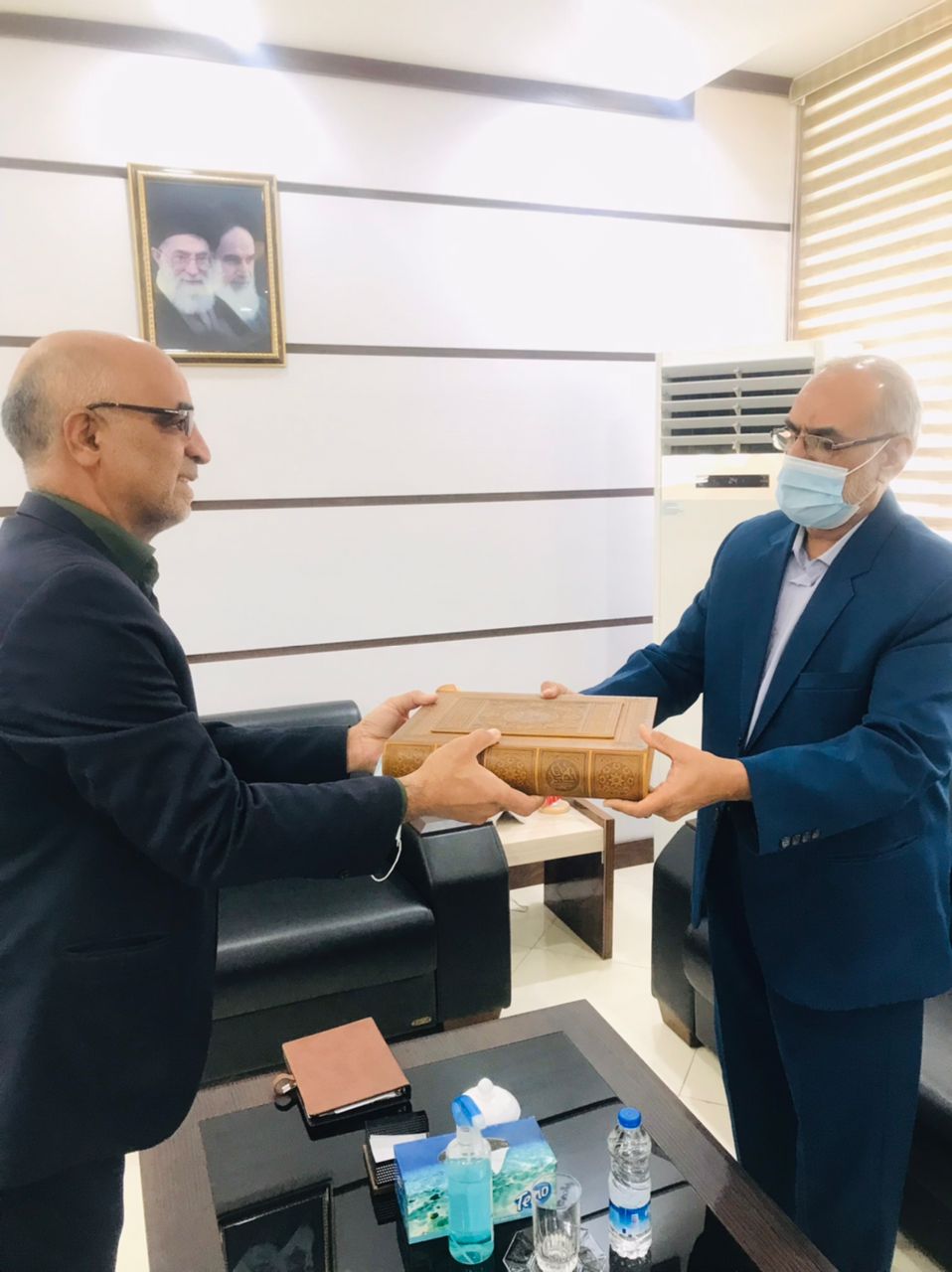 زاهدان| دیدار نماینده موسسه پیام آزادگان با مدیرکل جدید بنیاد شهید2