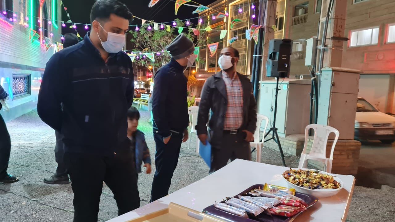 آذین بندی مسجد و مجتمع زینبیه در شب ولادت امام زمان (عج)12