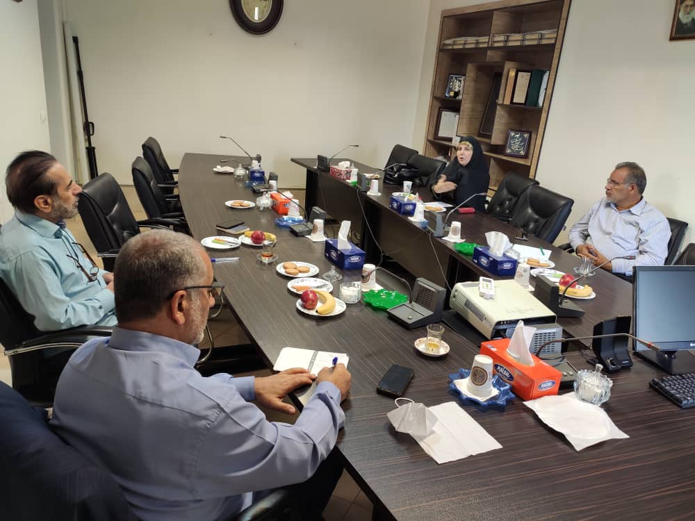 جلسه جانشین موسسه و دکتر داوود نور چه‌ئی مدیر کل امور فرهنگی بنیاد شهید2