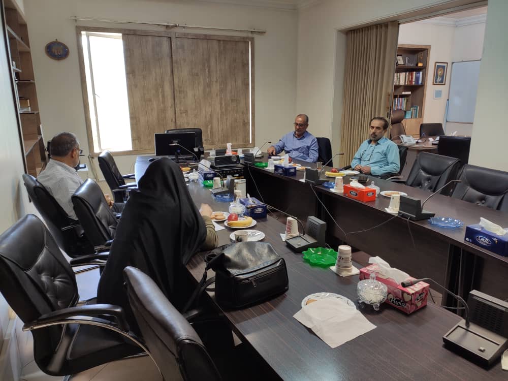 جلسه جانشین موسسه و دکتر داوود نور چه‌ئی مدیر کل امور فرهنگی بنیاد شهید3