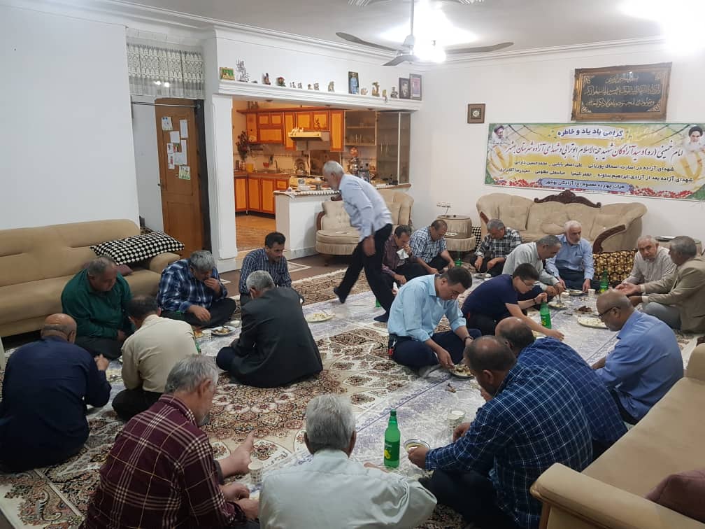 جلسه خردادماه هیات آزادگان بهشهر برگزار شد2