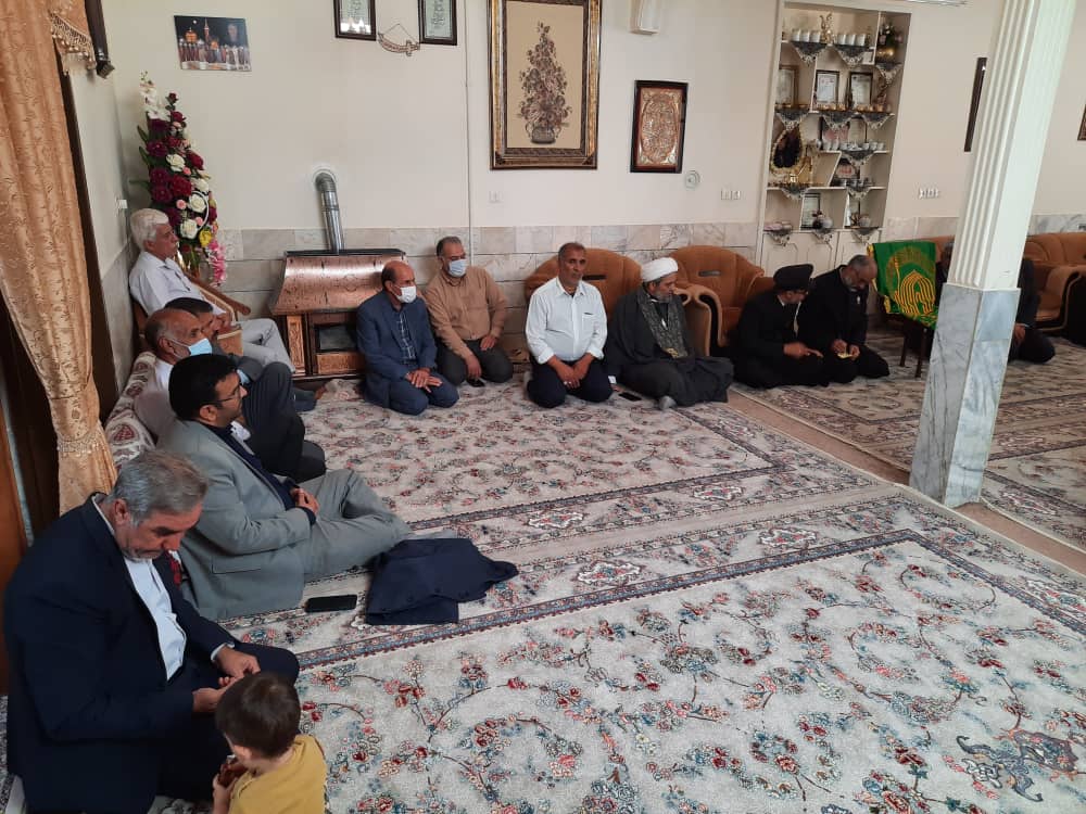 دیدار خادمان حرم مطهر رضوی در منزل آزاده «علی رجبی پور»6