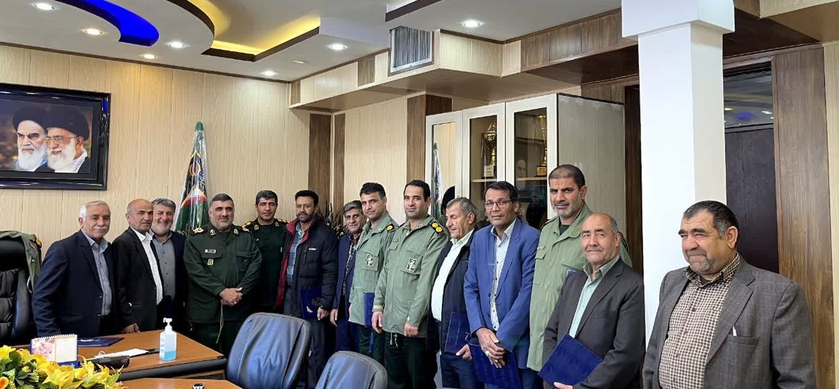 دیدار جمعی از آزادگان کهگیلویه وبویراحمد با فرمانده تیپ 48 فتح1