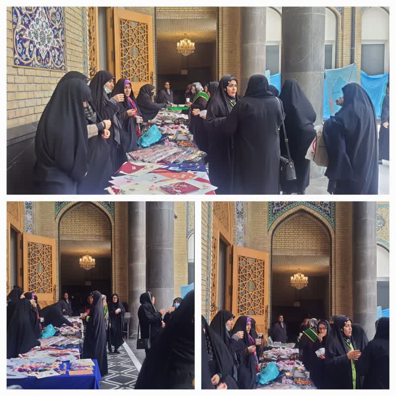 بازدید و تجلیل حجت الاسلام ابوترابی از غرفه حجاب و عفاف ستاد برگزاری مراسم دهه فاطمیه3