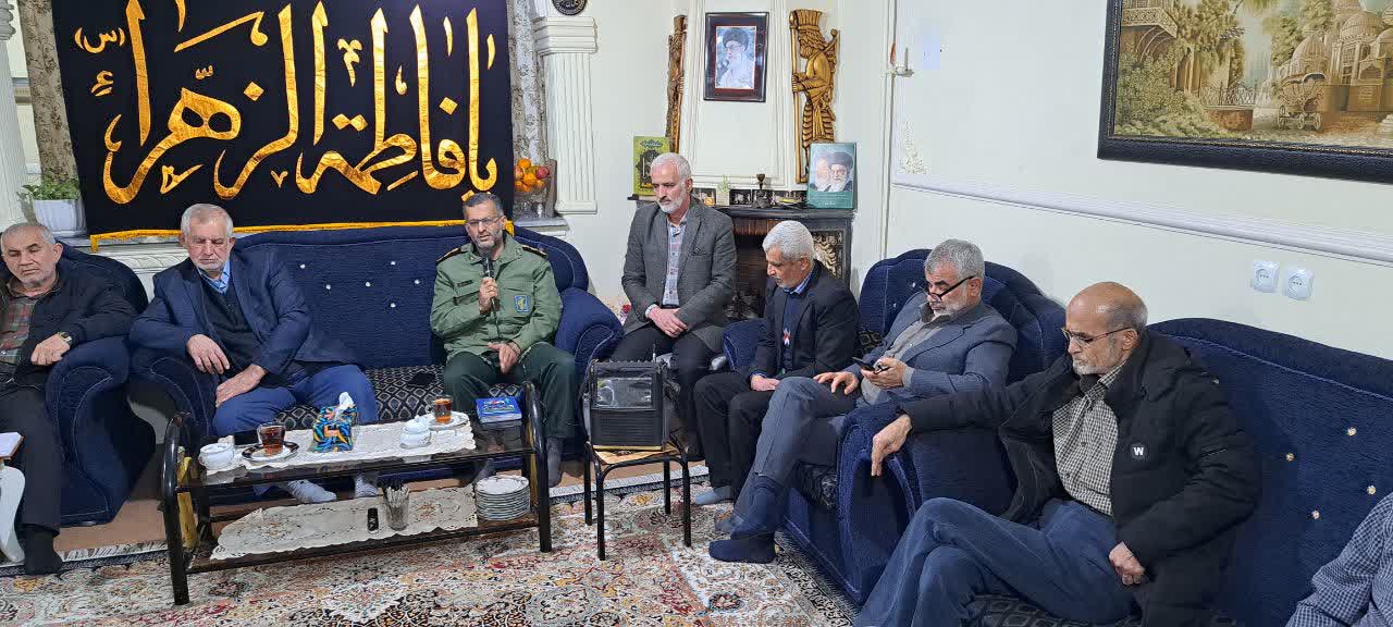 بهشهر| جلسه ماهانه هیات آزادگان با حضور فرمانده سپاه برگزار شد04
