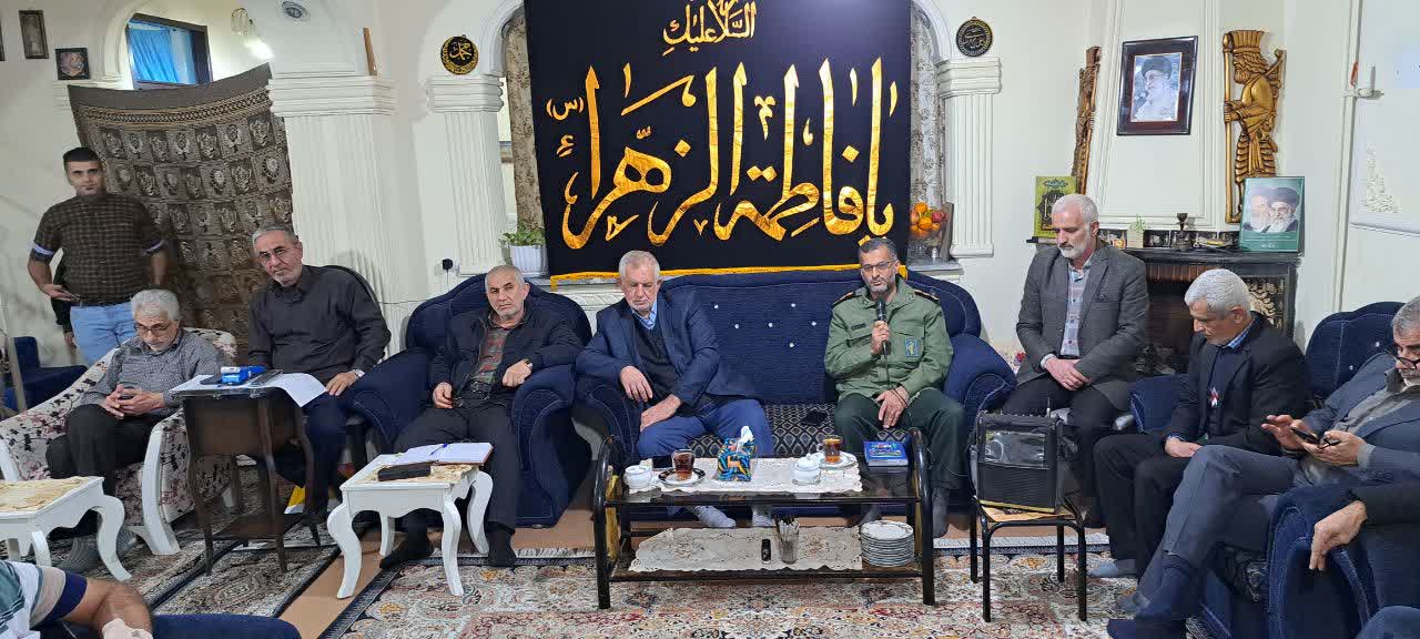 بهشهر| جلسه ماهانه هیات آزادگان با حضور فرمانده سپاه برگزار شد05