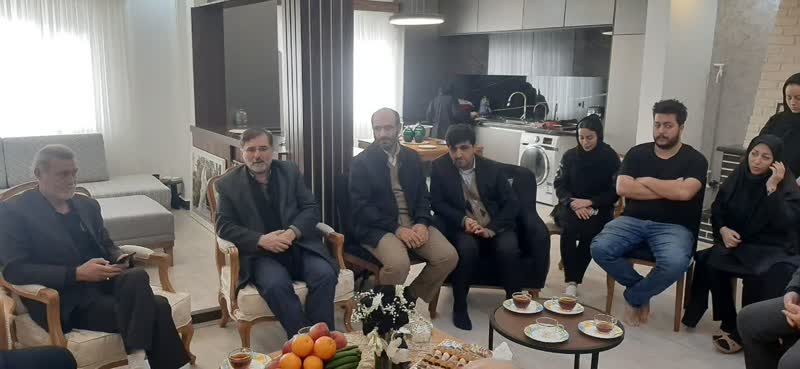 گیلان| دیدار با خانواده آزاده متوفی آیت گنجی2