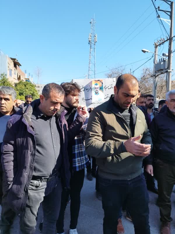 نکا| حضور آزادگان در مراسم تشییع پیکر آزاده سرافرار «یدالله نورپور»13