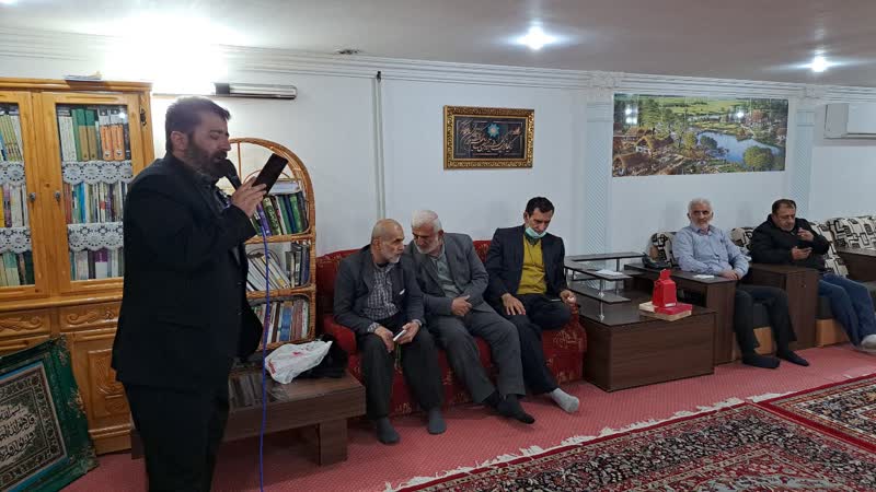 دیدار اعضای قرارگاه شهید مدافع حرم بهمن قنبری با آزاده جعفر مزیدها3