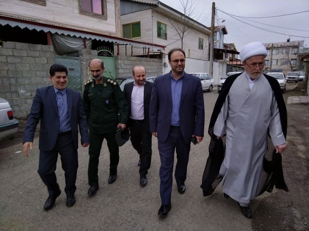 رضوانشهر| دیدار مسئولان شهرستان با آزاده و جانباز ۲۵ درصد «سیروس خاکپور»2